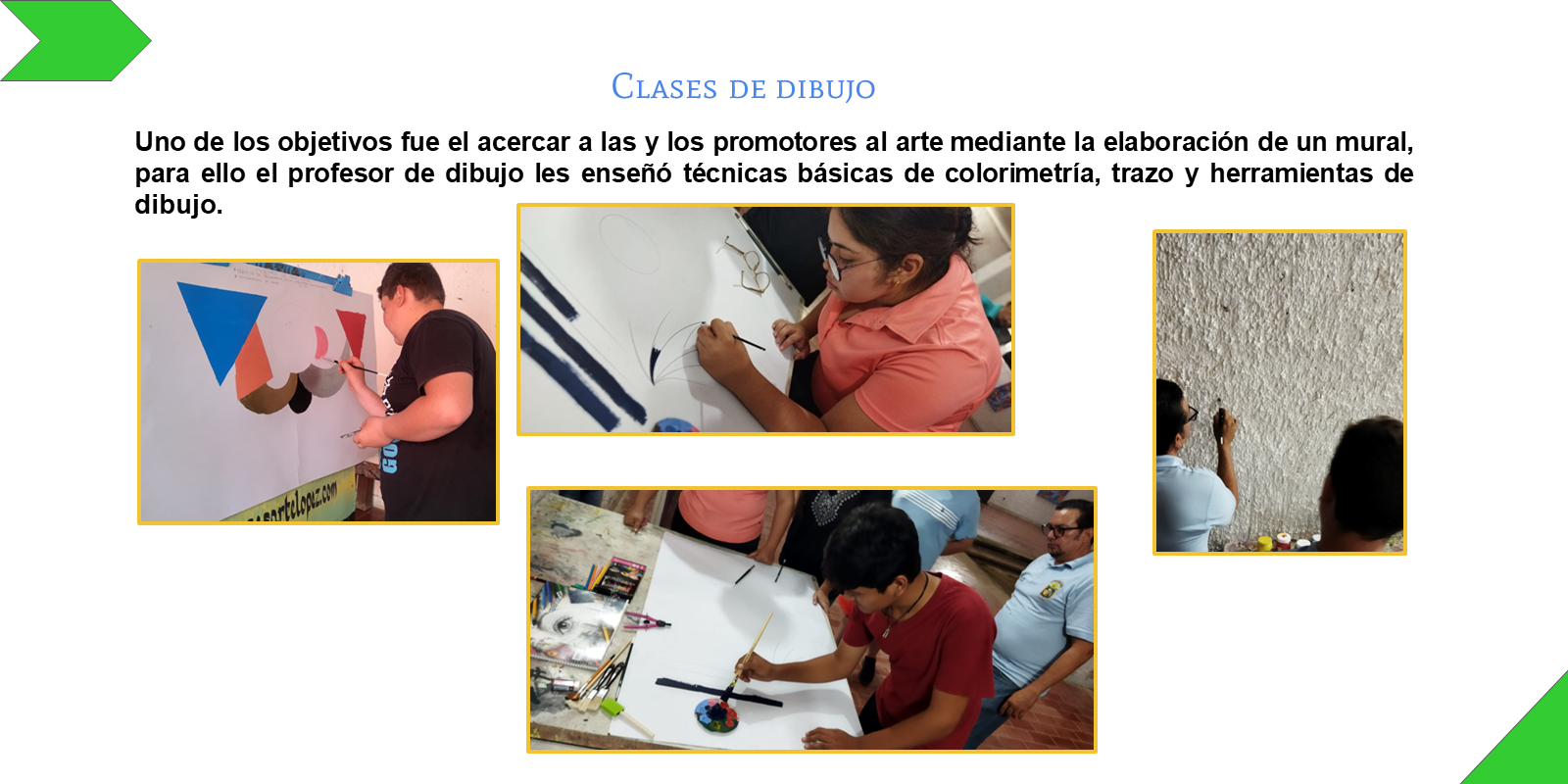 Taller de Expresión: Clases de Dibujo - Diapositiva 2