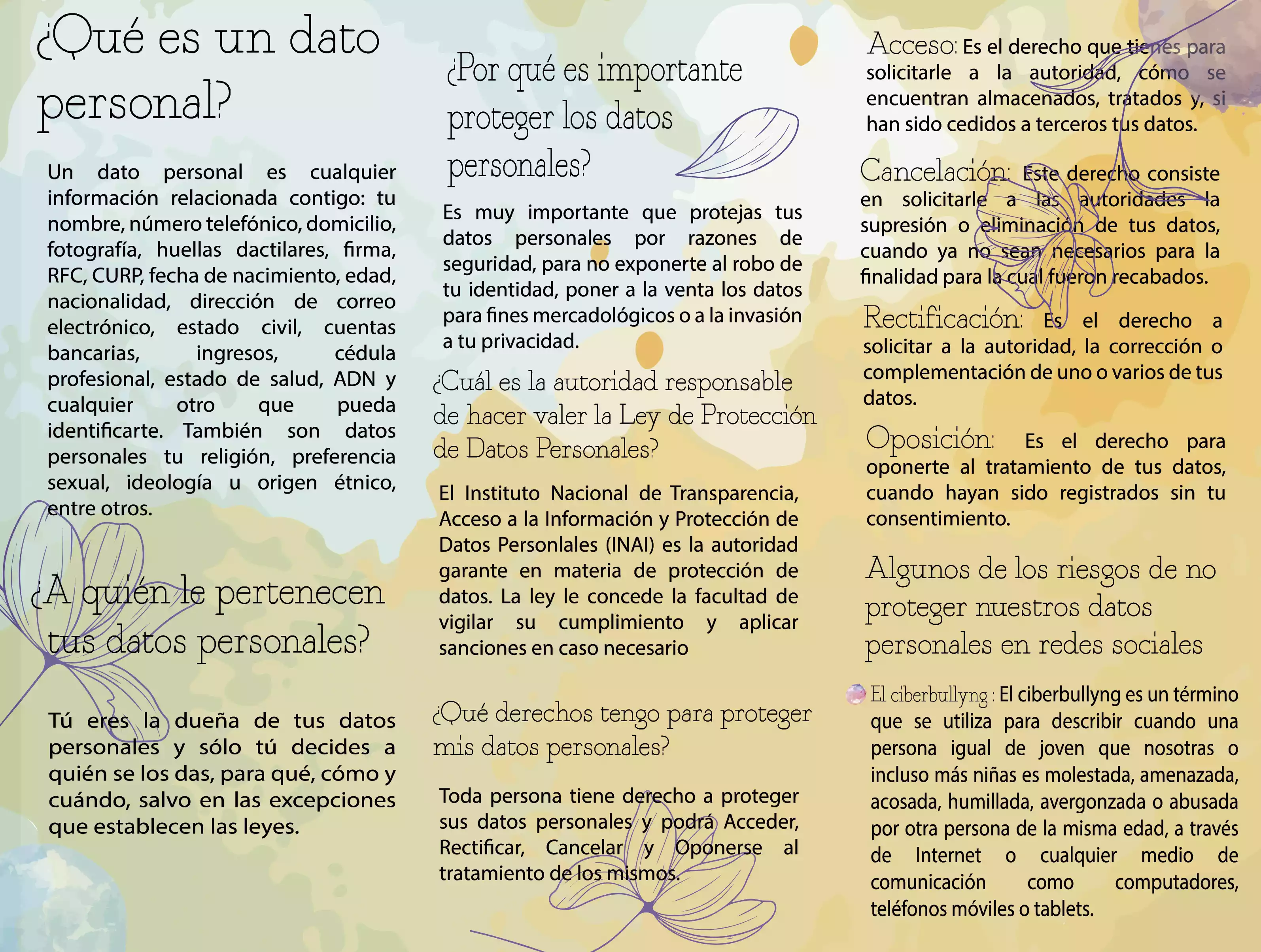 Tríptico Jóvenes — Vuelta